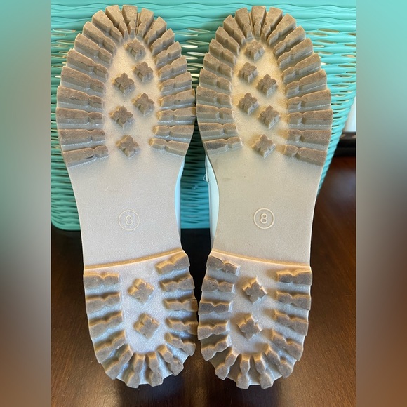 A New Day Danica White Platform Loafers Chunky Sole Shoe - Picture 8 of 8